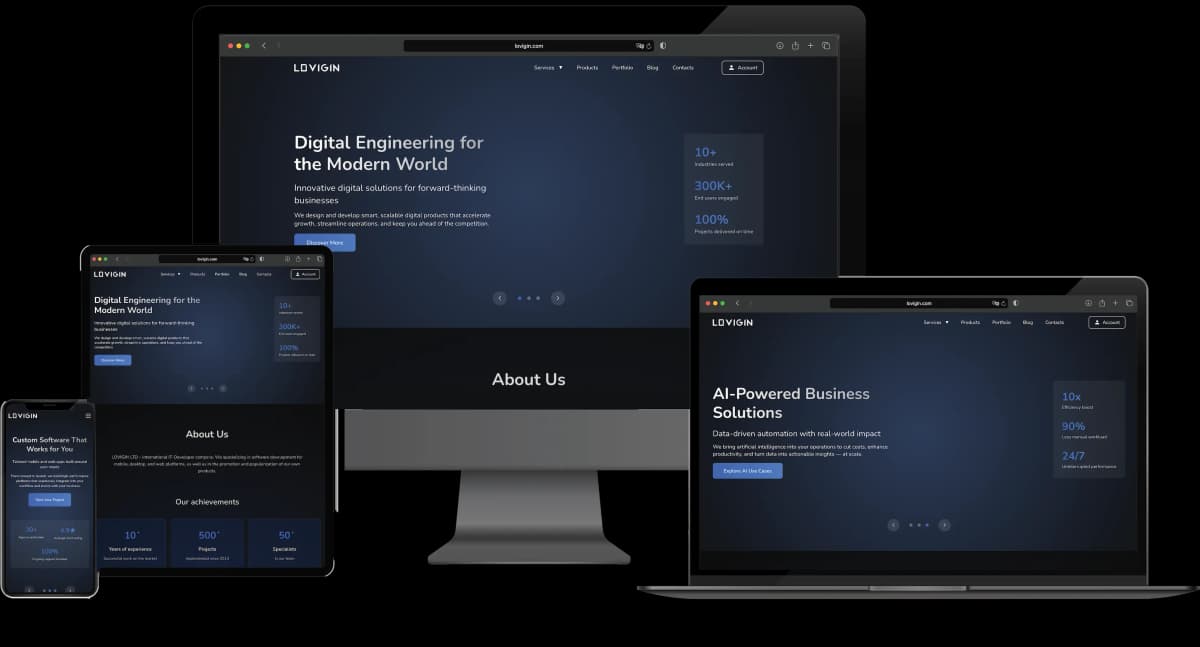 Responsive web design preview