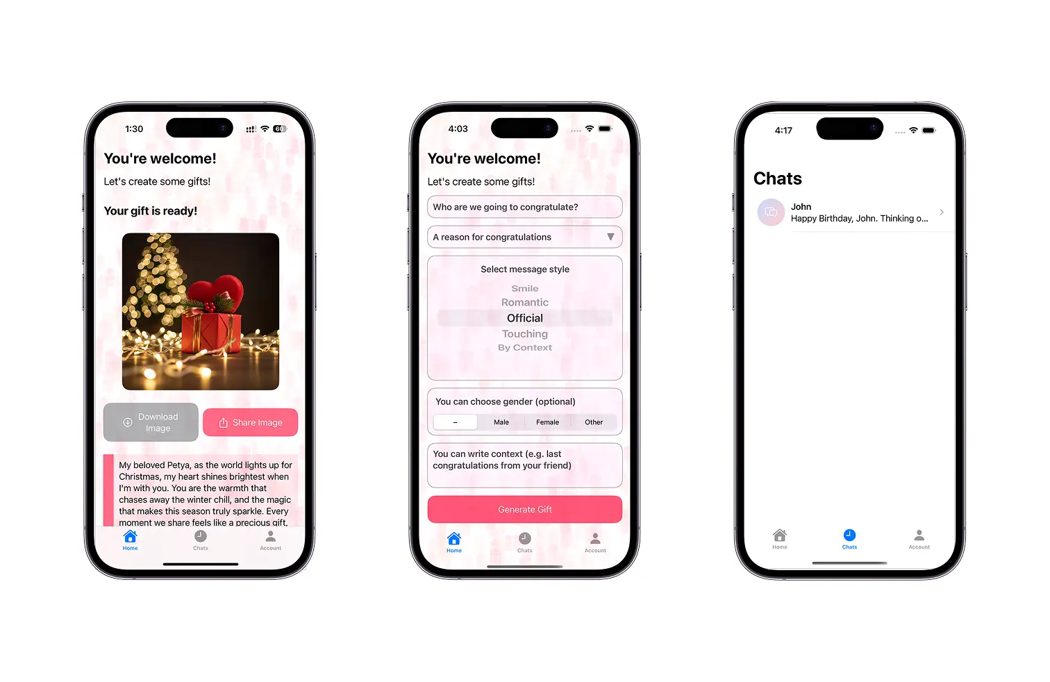Gift Text screenshot 2